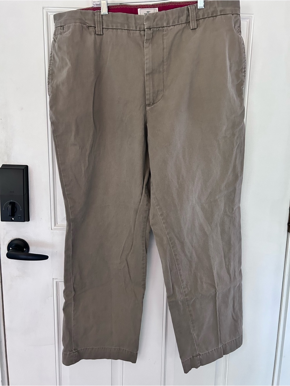 Dockers Men's Khaki Straight Chinos - Olive Tan